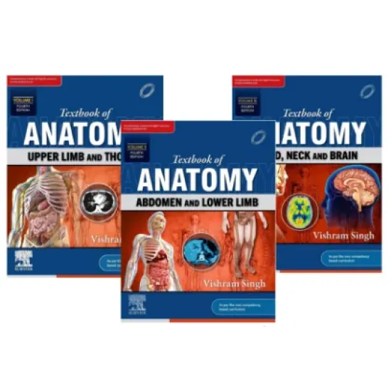 Textbook of anatomy 3 volume set