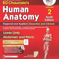 Bd chaurasia’s human anatomy vol - 2 regional and applied dissection and clinical lower limb abdomen and pelvic