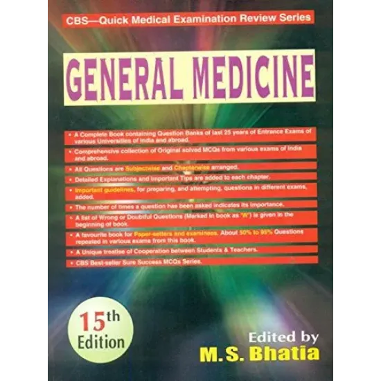 General Medicine 15Ed (Cbs Quick Medical Examination Review Series) (Pb 2010)