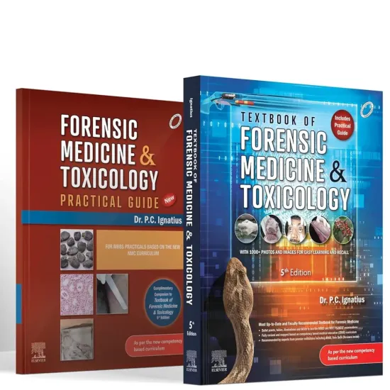 Textbook of Forensic Medicine & Toxicology -5E.; Forensic Medicine & Toxicology Practical Guide