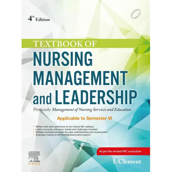 Textbook of Nursing Management and Leadership -4E