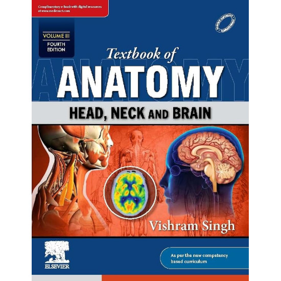 Textbook of Anatomy: Head, Neck and Brain, Vol. 3 -4E